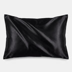 KINT 19 momme mulberry silk pillowcase in Black, 100% mulberry silk