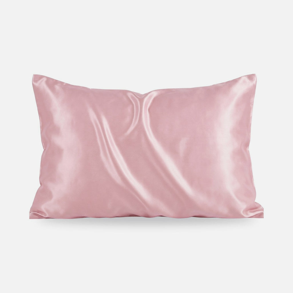 KINT 19 momme mulberry silk pillowcase in Blush Pink, 100% mulberry silk