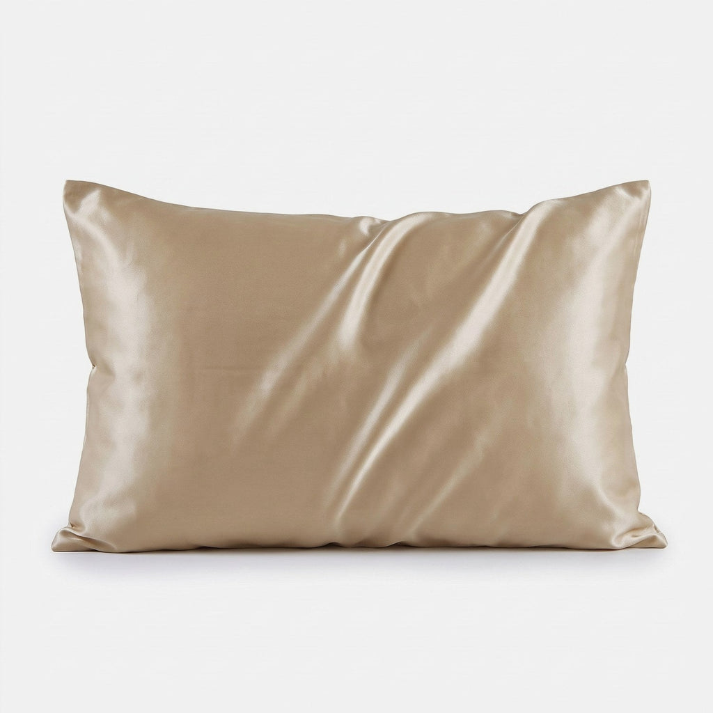 KINT 19 momme mulberry silk pillowcase in Champagne, 100% mulberry silk