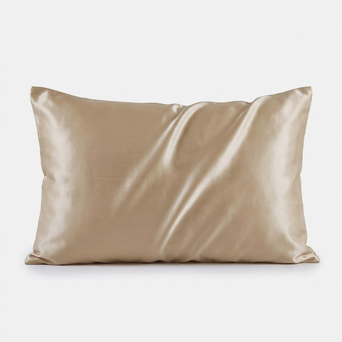 KINT 19 momme mulberry silk pillowcase in Champagne, 100% mulberry silk