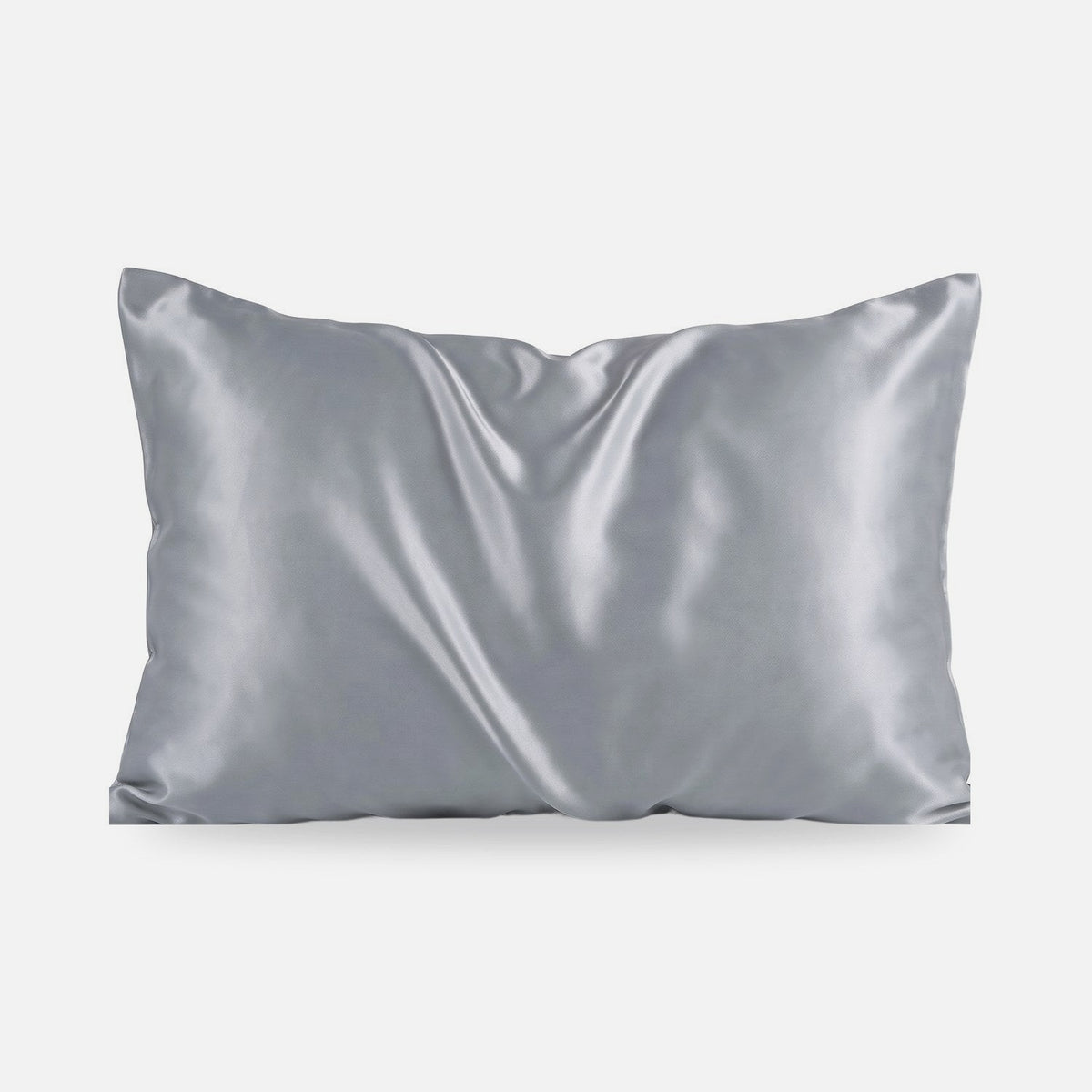 KINT 19 momme mulberry silk pillowcase in Mist Blue, 100% mulberry silk
