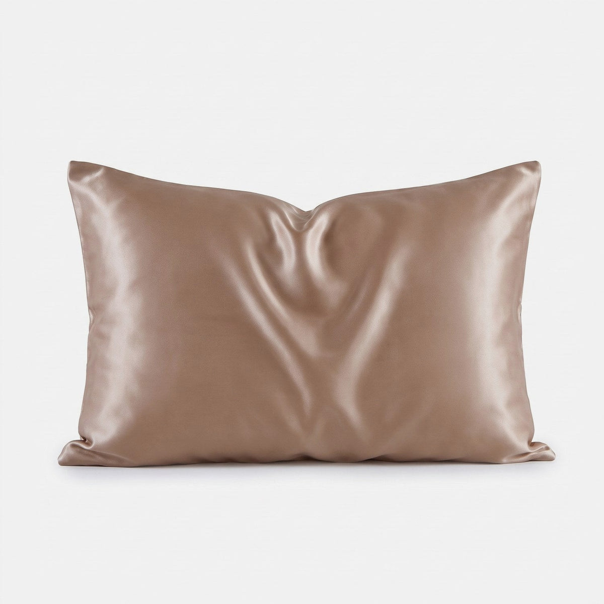 KINT 19 momme mulberry silk pillowcase in Mocha, 100% mulberry silk