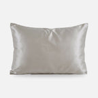 KINT 19 momme mulberry silk pillowcase in Silver Grey, 100% mulberry silk