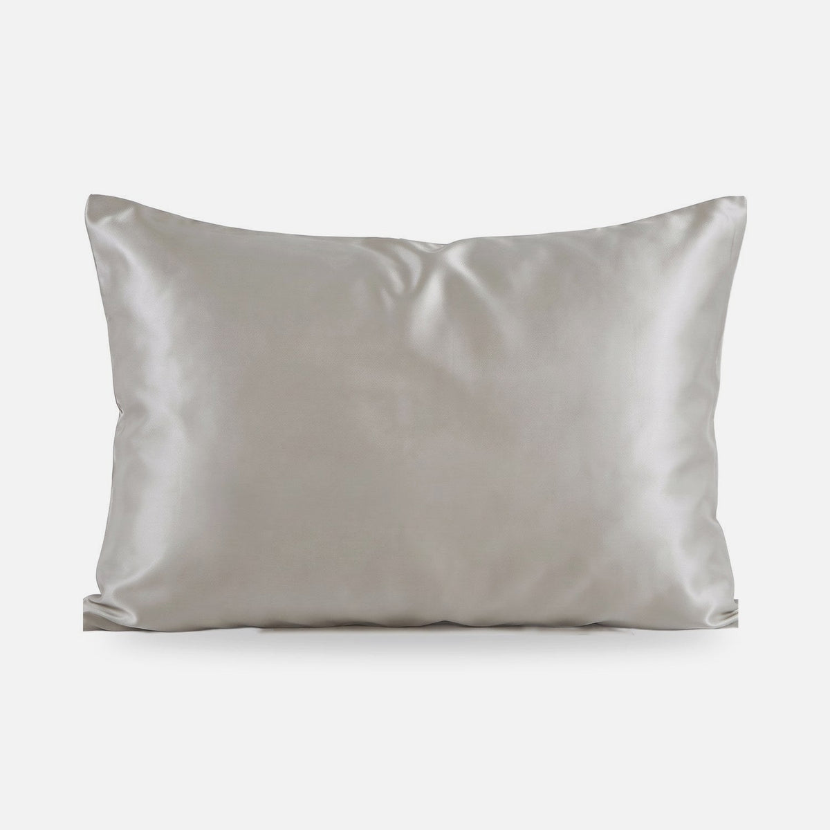 KINT 19 momme mulberry silk pillowcase in Silver Grey, 100% mulberry silk