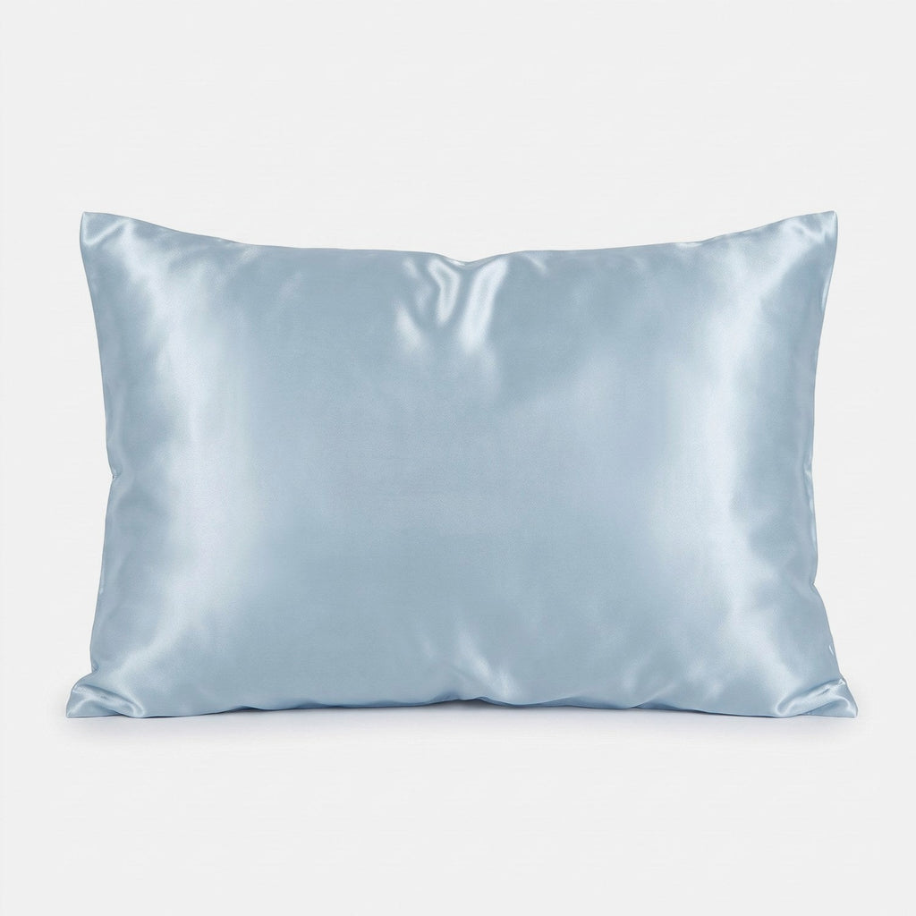 KINT 19 momme mulberry silk pillowcase in Sky Blue, 100% mulberry silk