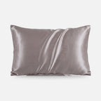 KINT 19 momme mulberry silk pillowcase in Taupe, 100% mulberry silk