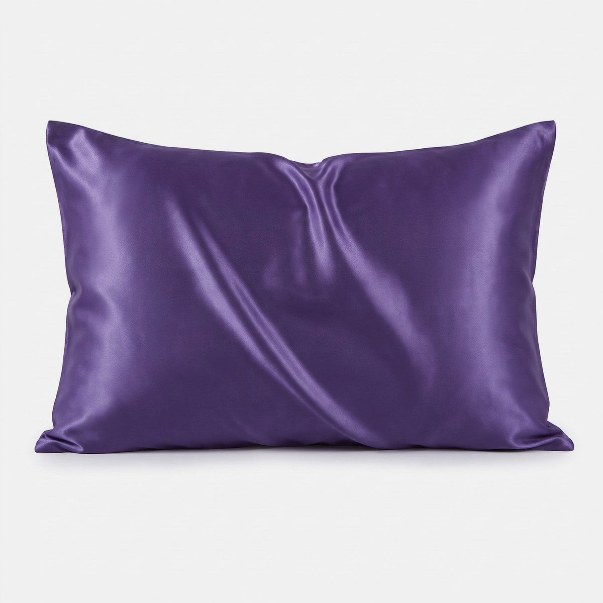 KINT 19 momme mulberry silk pillowcase in Violet, 100% mulberry silk