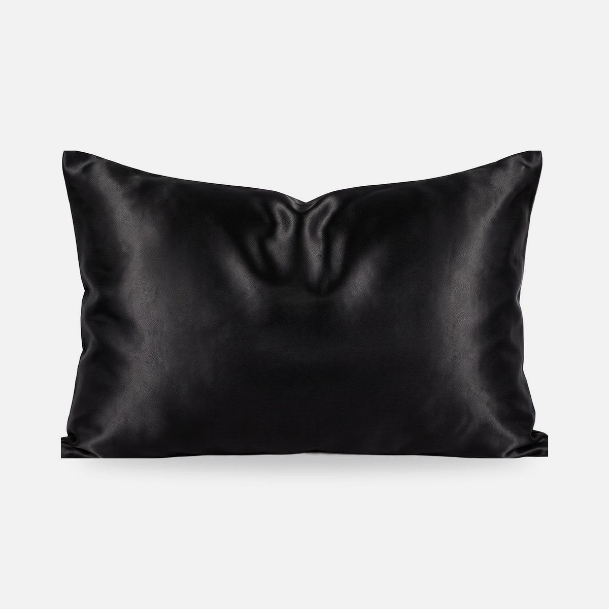 KINT 22 momme mulberry silk pillowcase in Black, 100% mulberry silk