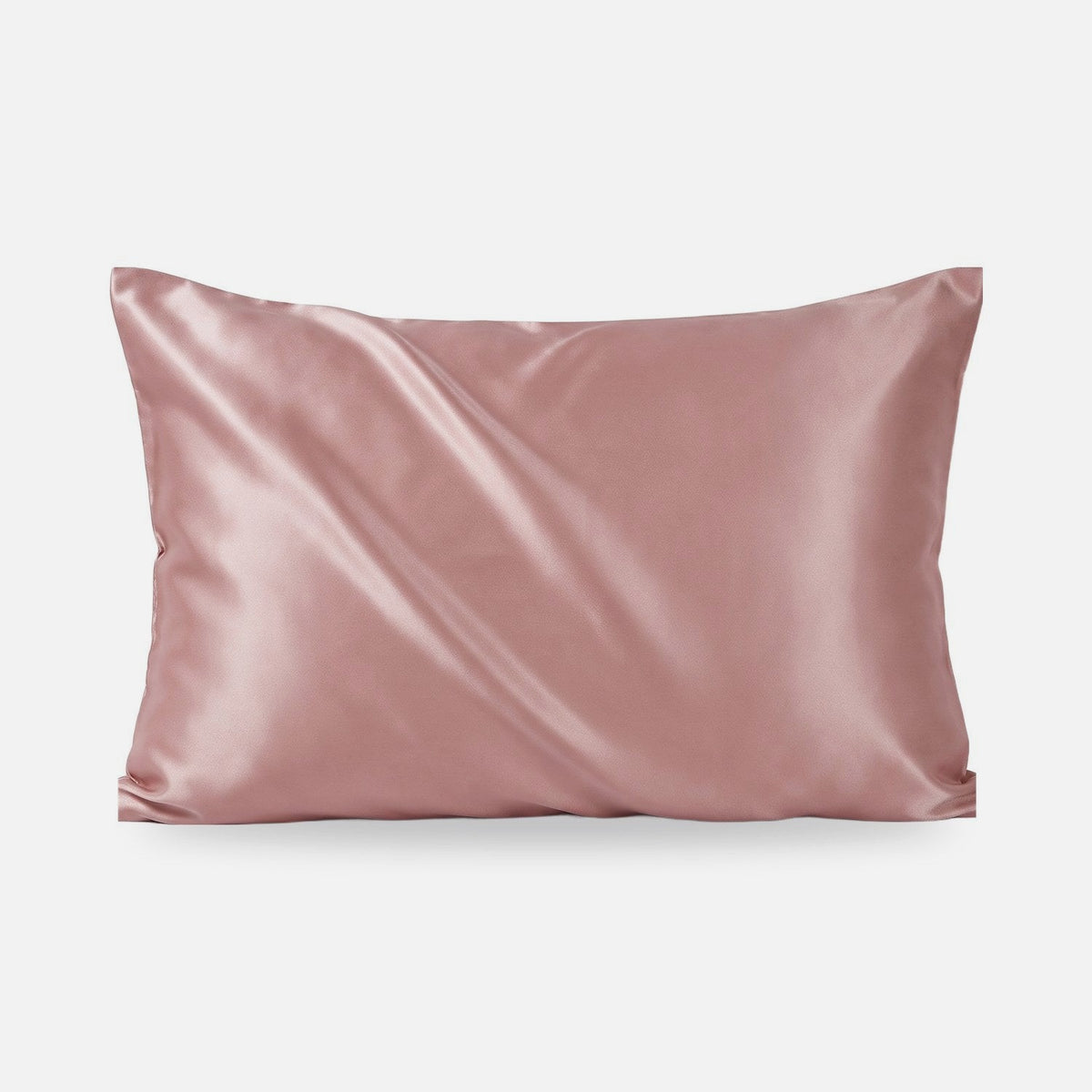 KINT 22 momme mulberry silk pillowcase in Dusty Rose, 100% mulberry silk