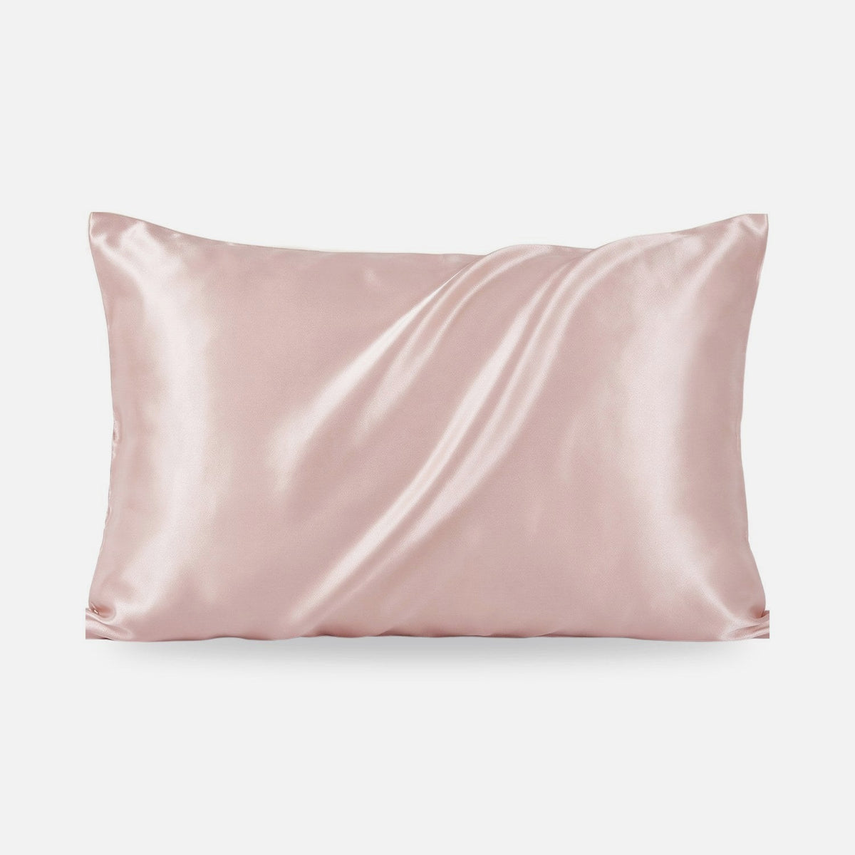 KINT 22 momme mulberry silk pillowcase in Light Pink, 100% mulberry silk