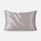 KINT 22 momme mulberry silk pillowcase in Silver Grey, 100% mulberry silk