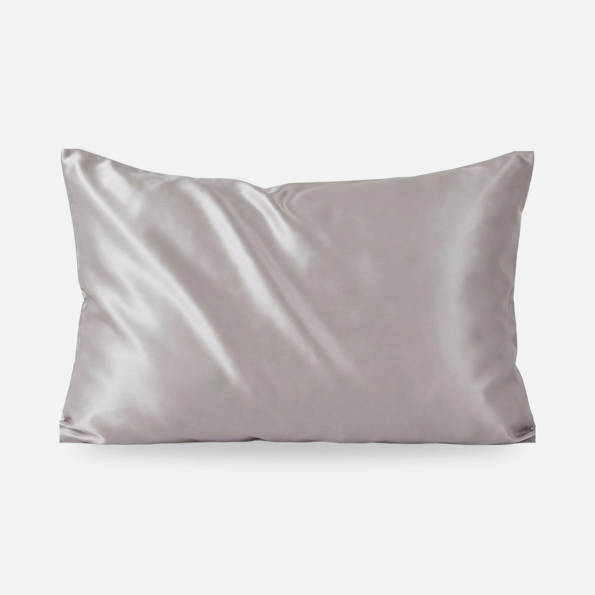 KINT 22 momme mulberry silk pillowcase in Silver Grey, 100% mulberry silk