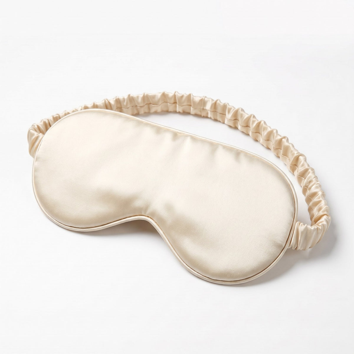 KINT classic 22 momme mulberry silk sleep mask in Ivory