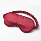 KINT classic 22 momme mulberry silk sleep mask in Ruby Red