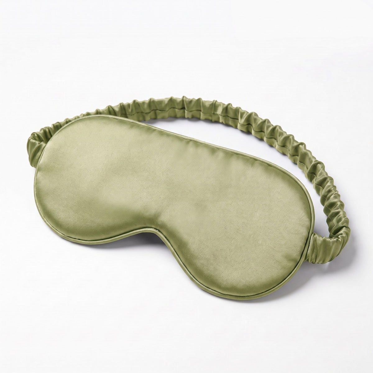 KINT classic 22 momme mulberry silk sleep mask in Sage Green