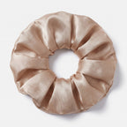 KINT large 5 cm mulberry silk scrunchie in Champagne