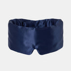 KINT silk wrap sleep mask in Navy, 19 momme mulberry silk