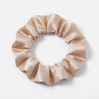 KINT slim 3 cm mulberry silk scrunchie in Champagne